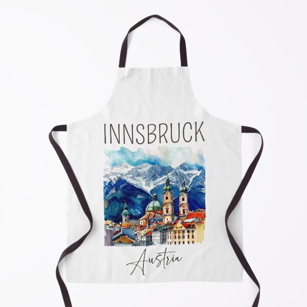 Item preview, Watercolor Design of Innsbruck - Austria designed and sold by Sketch-Shack.