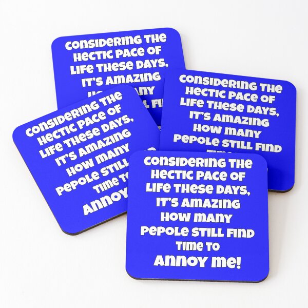 Item preview, Funny Sarcastic Humor Considering The Hectic Pace Of Life These Days designed and sold by fantasticdesign.