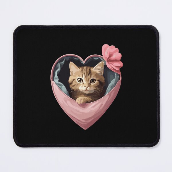 Item preview, Cat Heart Valentines Day designed and sold by Batiz.