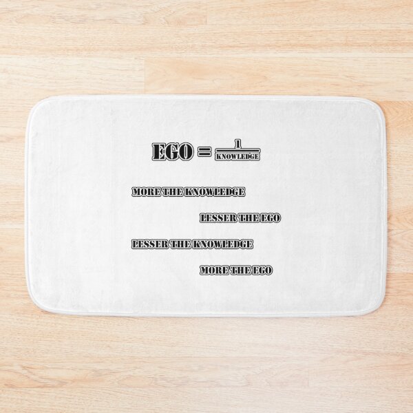 Item preview, MORE THE KNOWLEDGE LESSER THE EGO designed and sold by ILIASSART.