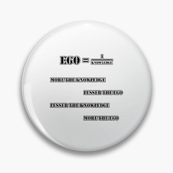 Item preview, MORE THE KNOWLEDGE LESSER THE EGO designed and sold by ILIASSART.