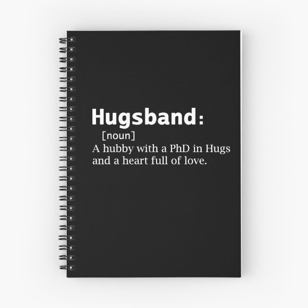 Item preview, Hugsband Dictionary definition - white text designed and sold by EmeraldeaArt.