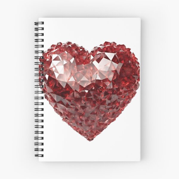 Item preview, Crystal royal red gemstone heart designed and sold by MyCraftForYOU.