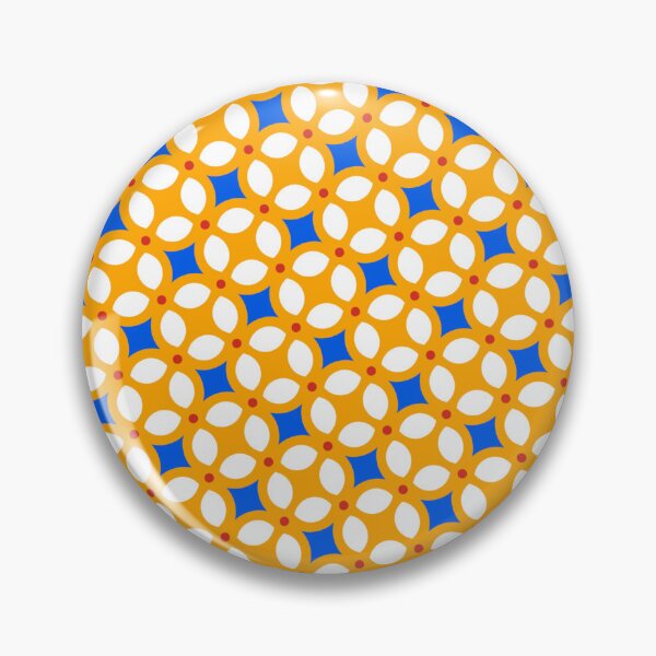 Item preview, Yellow White & Blue Diamond Repeating Seamless Continuous Pattern designed and sold by Alchemy-A-La-G.