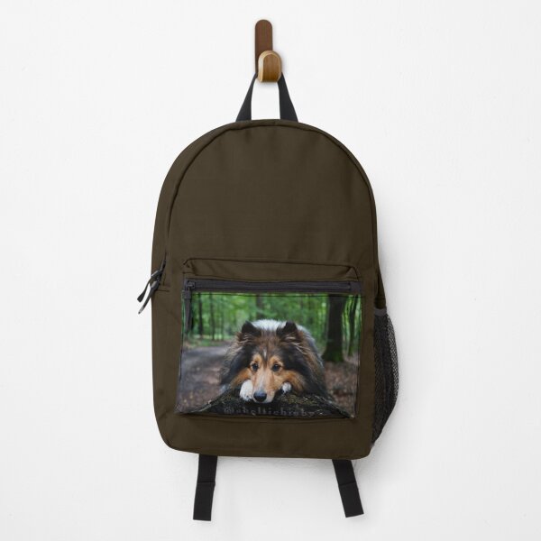 Item preview, Sweet Sheltie in a forest, cute happy dog designed and sold by shamrock-illus.