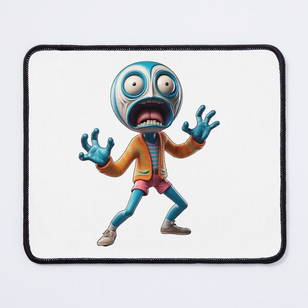 Item preview, Blue Guy Freaking out in Surprised Terror Fear designed and sold by kylmllr101684.