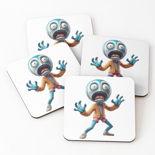 Item preview, Blue Guy Freaking out in Surprised Terror Fear designed and sold by kylmllr101684.
