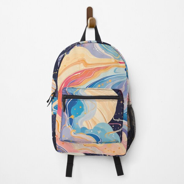 Item preview, Galaxy of Love, Colorful Galaxy of Stars, Gouache Art Print designed and sold by PrintShangri-La.