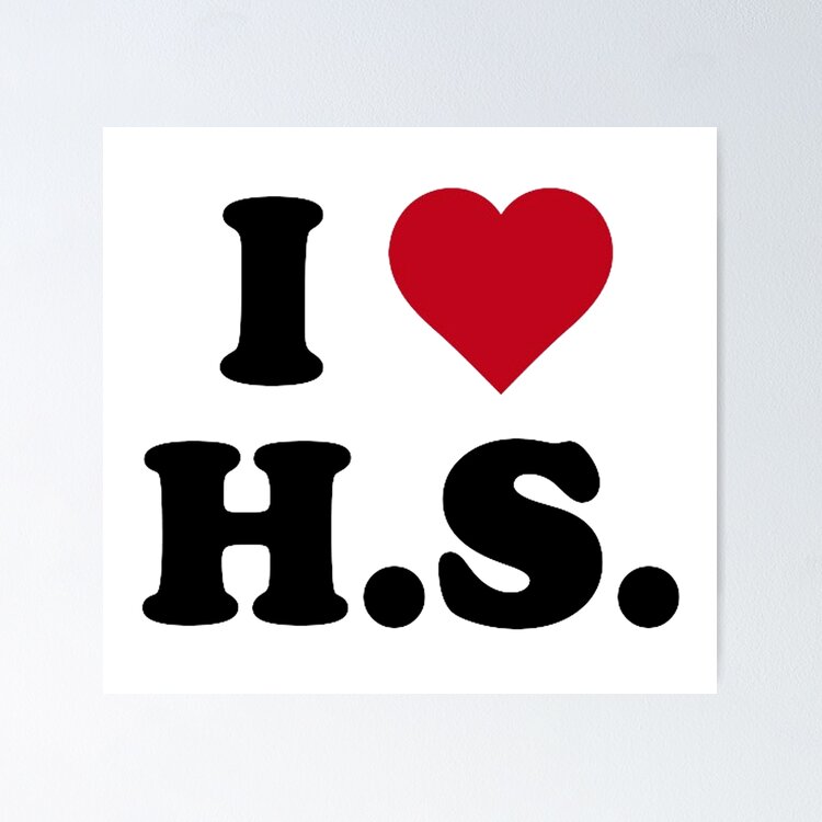 i heart hs Sticker