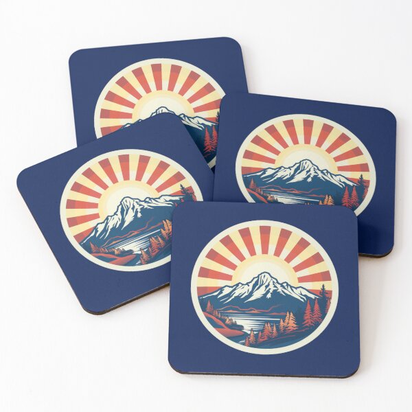 Item preview, Colorado Rising Sun Snow Top Mountains - Large designed and sold by LoonyTunes.