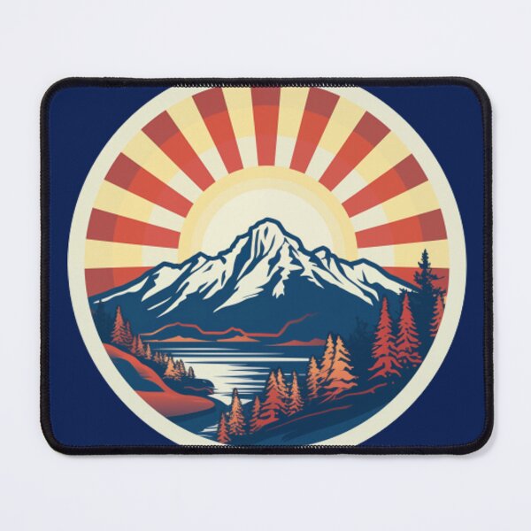 Item preview, Colorado Rising Sun Snow Top Mountains - Large designed and sold by LoonyTunes.