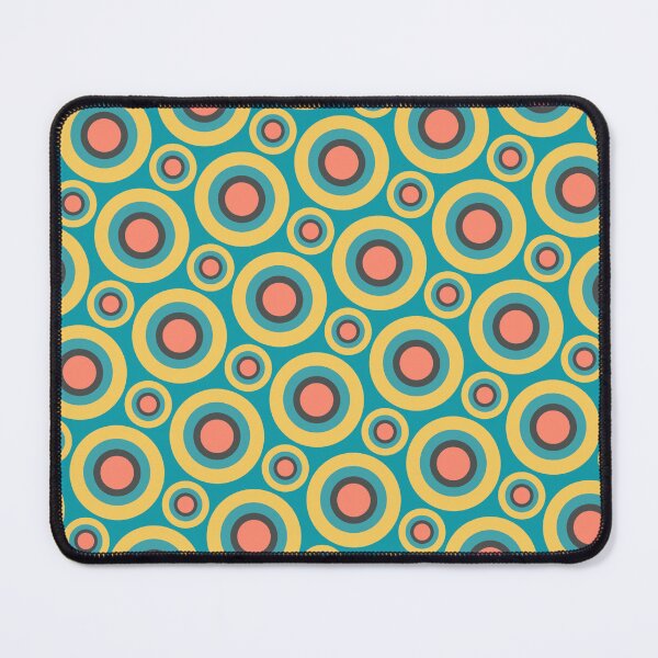 Item preview, Blue Yellow & Pink Concentric Circles Repeating Seamless Continuous  designed and sold by Alchemy-A-La-G.