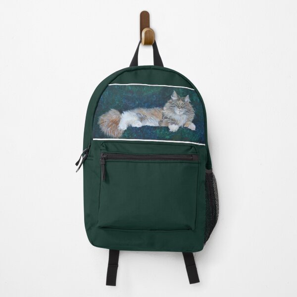 Item preview, Majestic Lying Maine Coon Cat (painting) designed and sold by D-Vogt-Grafik.