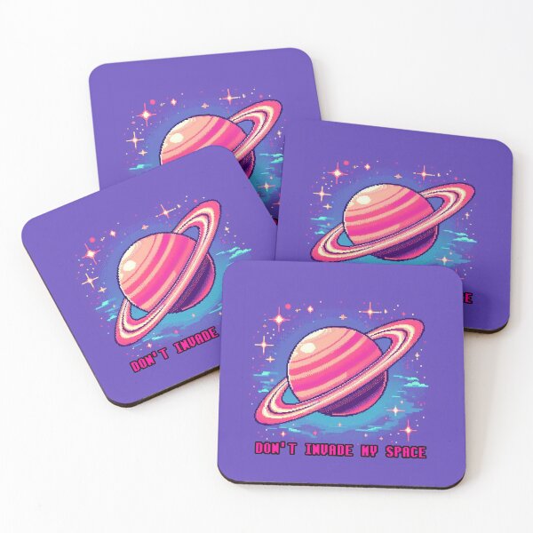 Item preview, Don't invade my Saturn space! designed and sold by DakaPixelArt.