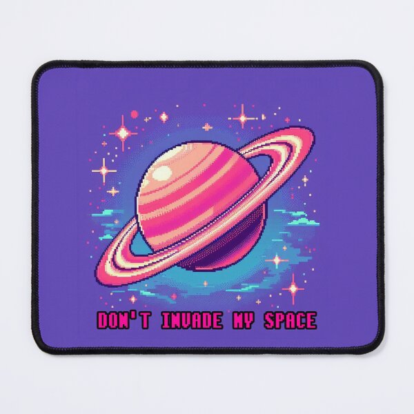 Item preview, Don't invade my Saturn space! designed and sold by DakaPixelArt.