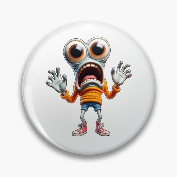 Item preview, Gray Guy Freaking out in Surprised Terror Fear designed and sold by kylmllr101684.