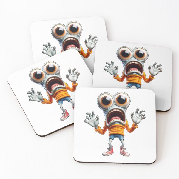 Item preview, Gray Guy Freaking out in Surprised Terror Fear designed and sold by kylmllr101684.