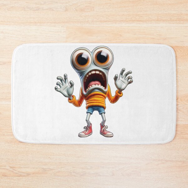 Item preview, Gray Guy Freaking out in Surprised Terror Fear designed and sold by kylmllr101684.