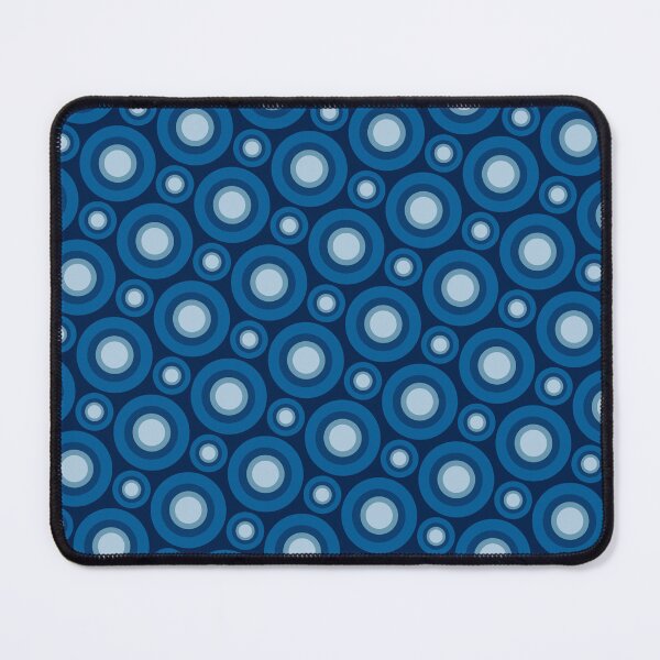 Item preview, Blue Concentric Circles Repeating Seamless Continuous Pattern Design designed and sold by Alchemy-A-La-G.