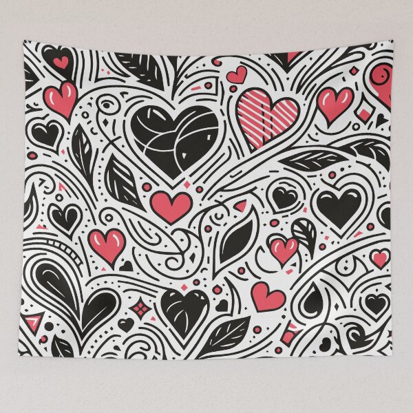 Item preview, Valentine's Day Pattern designed and sold by ArtFactoryAI.