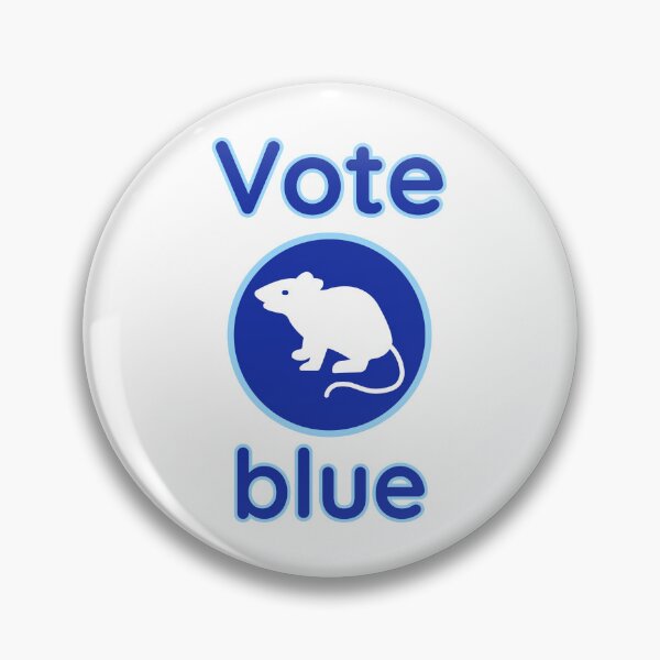 Item preview, Vote blue vermin design  designed and sold by Rachel the Artist .