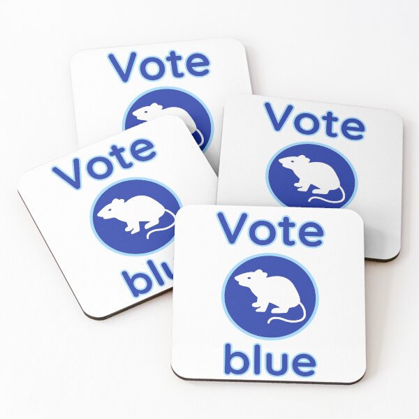Item preview, Vote blue vermin design  designed and sold by Rachel the Artist .
