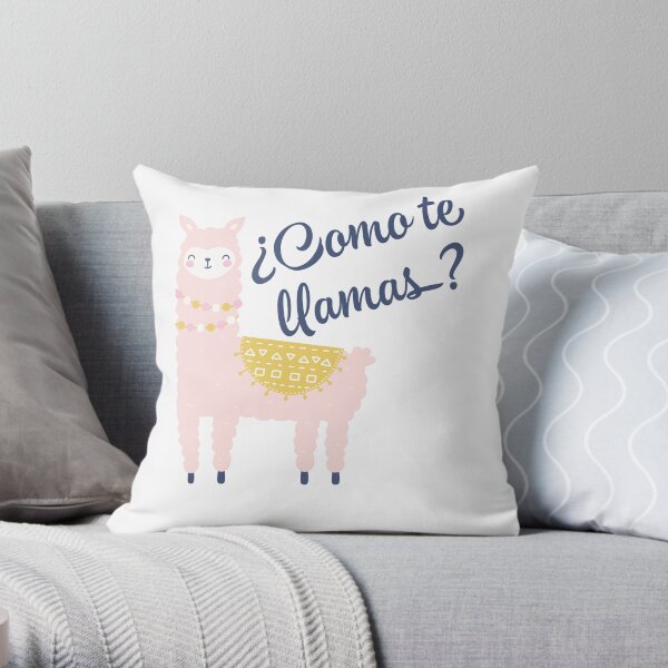 Como te llamas? Throw Pillow