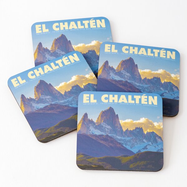 Item preview, Vintage-style El Chaltén Travel Poster designed and sold by travelwitheric.
