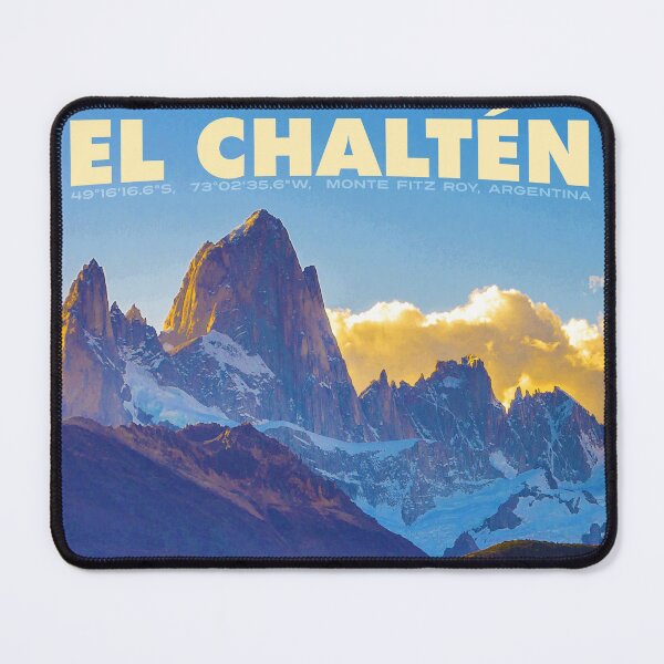 Item preview, Vintage-style El Chaltén Travel Poster designed and sold by travelwitheric.