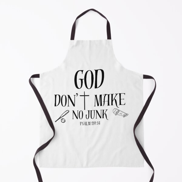 Item preview, God don't make no junk, Boy,  Psalm 139:14 designed and sold by Walk-n-Witness.
