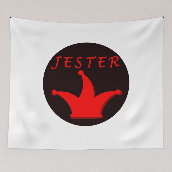 Item preview, Hat and name of jester, jester or joker in a circle designed and sold by shennix.