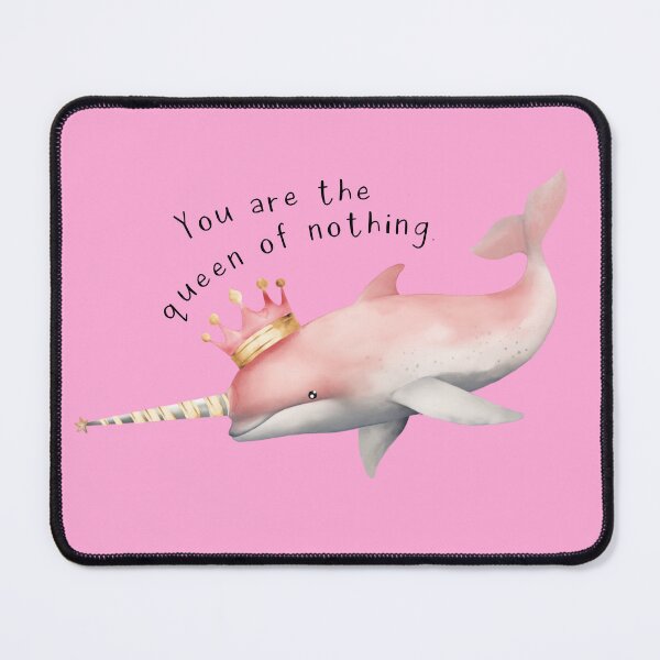 Item preview, Queen Of Nothing Narwhale designed and sold by UpsidedownFrog.