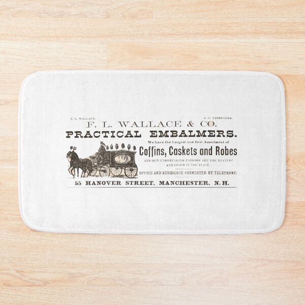 Item preview, 1883 Antique PRACTICAL EMBALMERS Ad Coffins Caskets and Robes Undertakers designed and sold by Shelly Little.