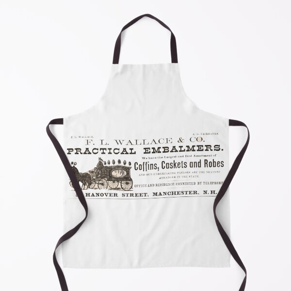 Item preview, 1883 Antique PRACTICAL EMBALMERS Ad Coffins Caskets and Robes Undertakers designed and sold by Shelly Little.