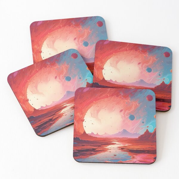 Item preview, Celestial Tides: The Cosmic Dance of Distant Worlds designed and sold by ArtComixHaven.