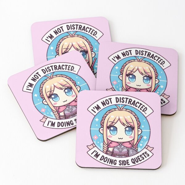 Item preview, I'm not distracted I'm doing side quests designed and sold by Vkinsify.