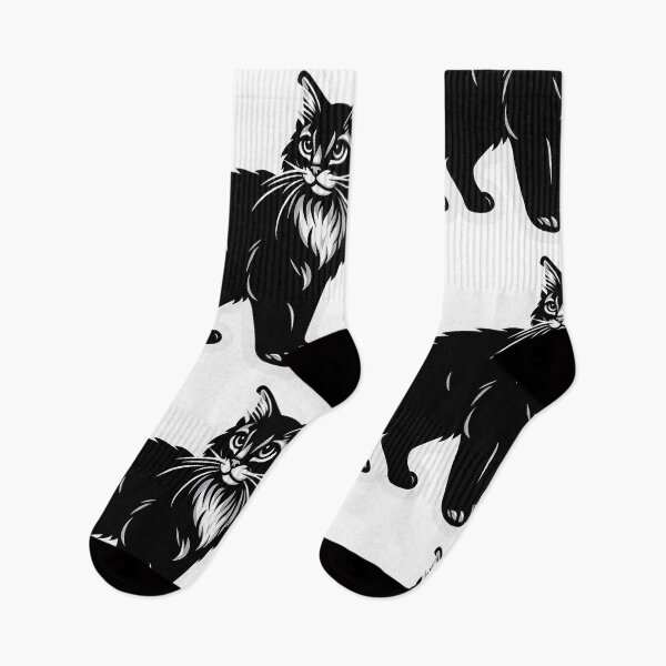 Item preview, Simple Minimalistic Black Cat Monochrome designed and sold by DethLock.