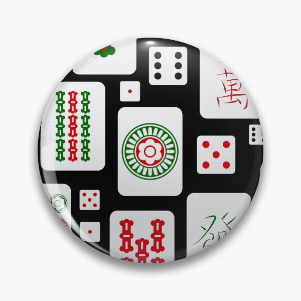 Item preview, Mahjong tiles game dice  designed and sold by Gossip Rag.