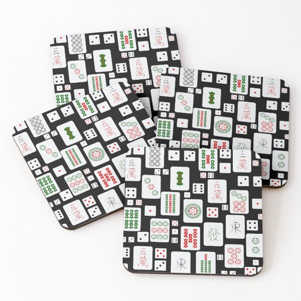 Item preview, Mahjong tiles game dice  designed and sold by Gossip Rag.