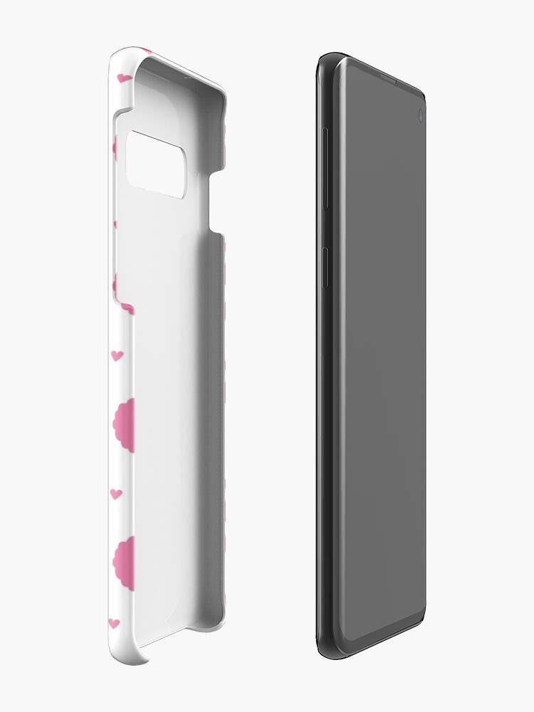 Alternate view of Pink Puffs and Kisses Case & Skin for Samsung Galaxy