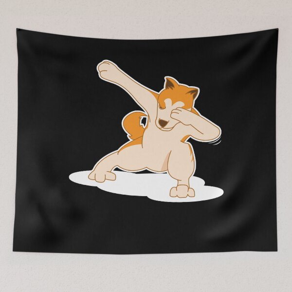 Item preview, Dabbing Akita  designed and sold by Pricity Designs.