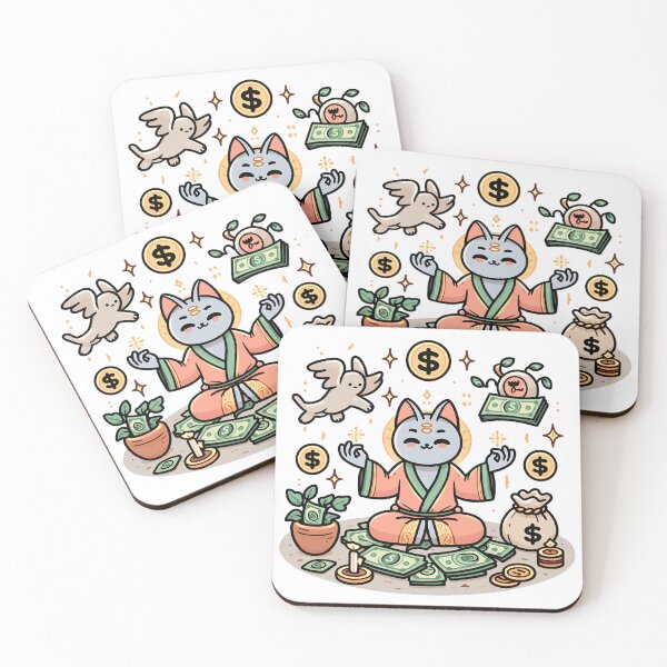 Item preview, Prosperous Kitty Meditation designed and sold by DianaSadGirl.