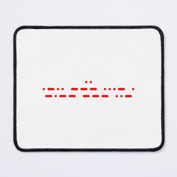 Item preview, I Love You in Red Morse Code Letters designed and sold by AnnSign.