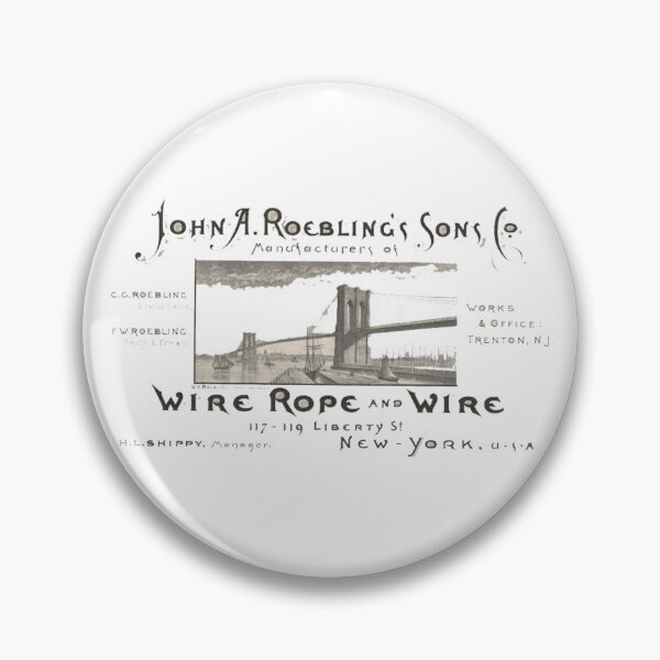 Item preview, 1880s Antique Advertisment JOHN A ROEBLING'S & SON CO. Wire & Rope New York  designed and sold by Shelly Little.