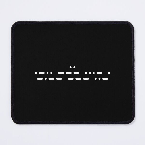 Item preview, I Love You in White Morse Code Letters designed and sold by AnnSign.
