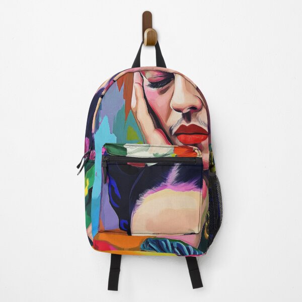 Item preview, Frida K. Colorful pop art designed and sold by Carinaprint.