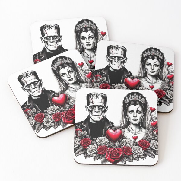 Item preview, frankenstein and bride designed and sold by Greydate.