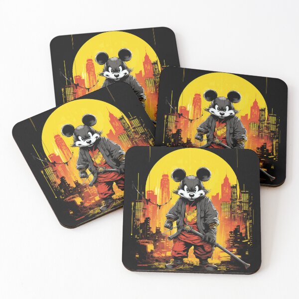 Item preview, Tokyo Katana Mouse | Retro Grunge Punk Aesthetic HD designed and sold by scudpunk.