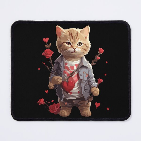 Item preview, Cat Heart Valentines Day designed and sold by Batiz.