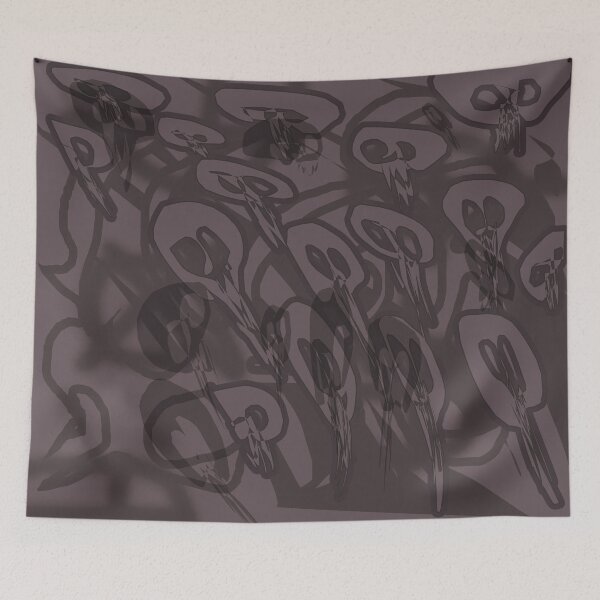 Item preview, Flying Skulls (Coffee) designed and sold by skullbal.
